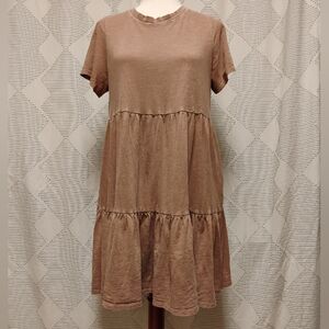 Old Navy Women's Casual Mauve Tiered Dress Size Medium